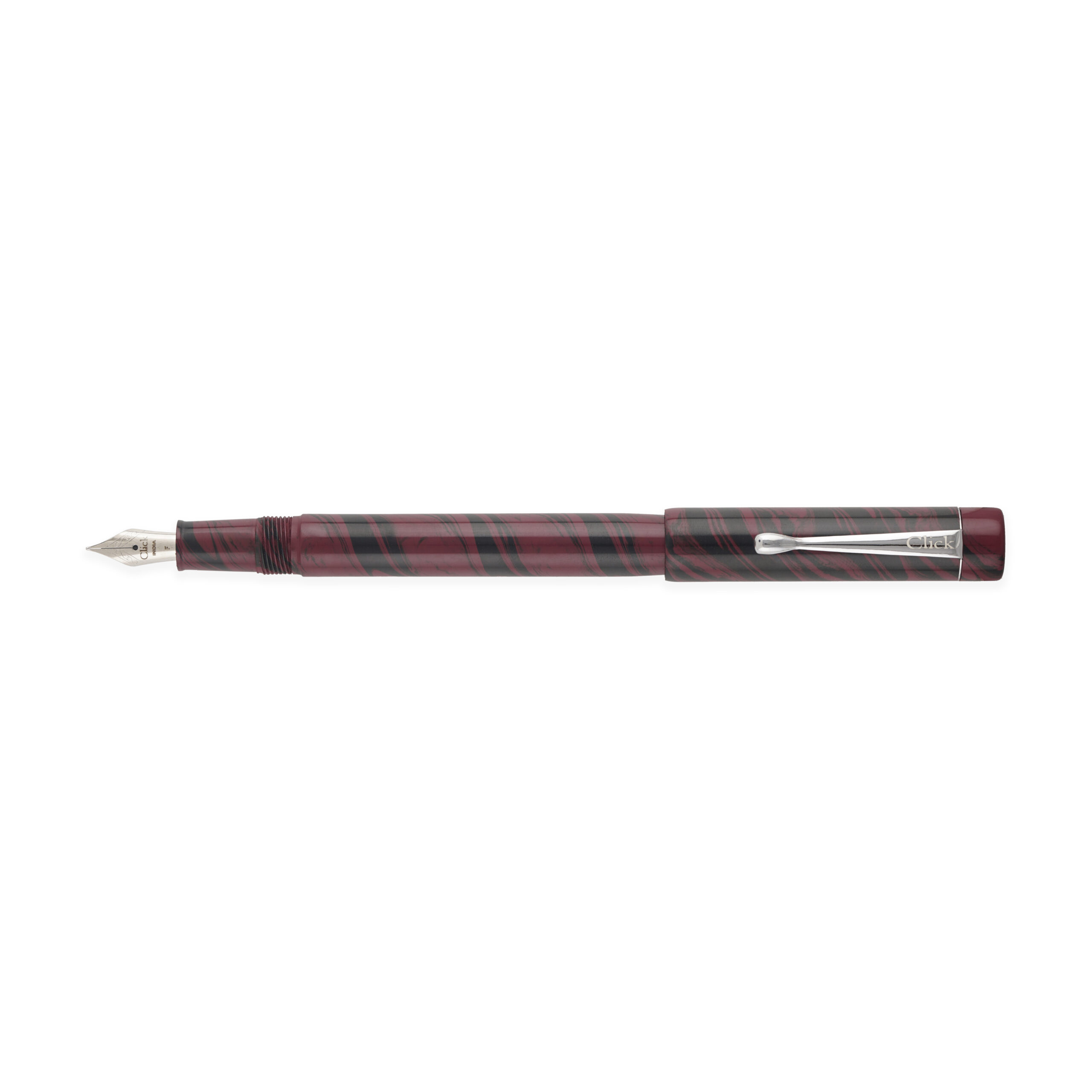 Ebonite Maroon Black Swirl 2
