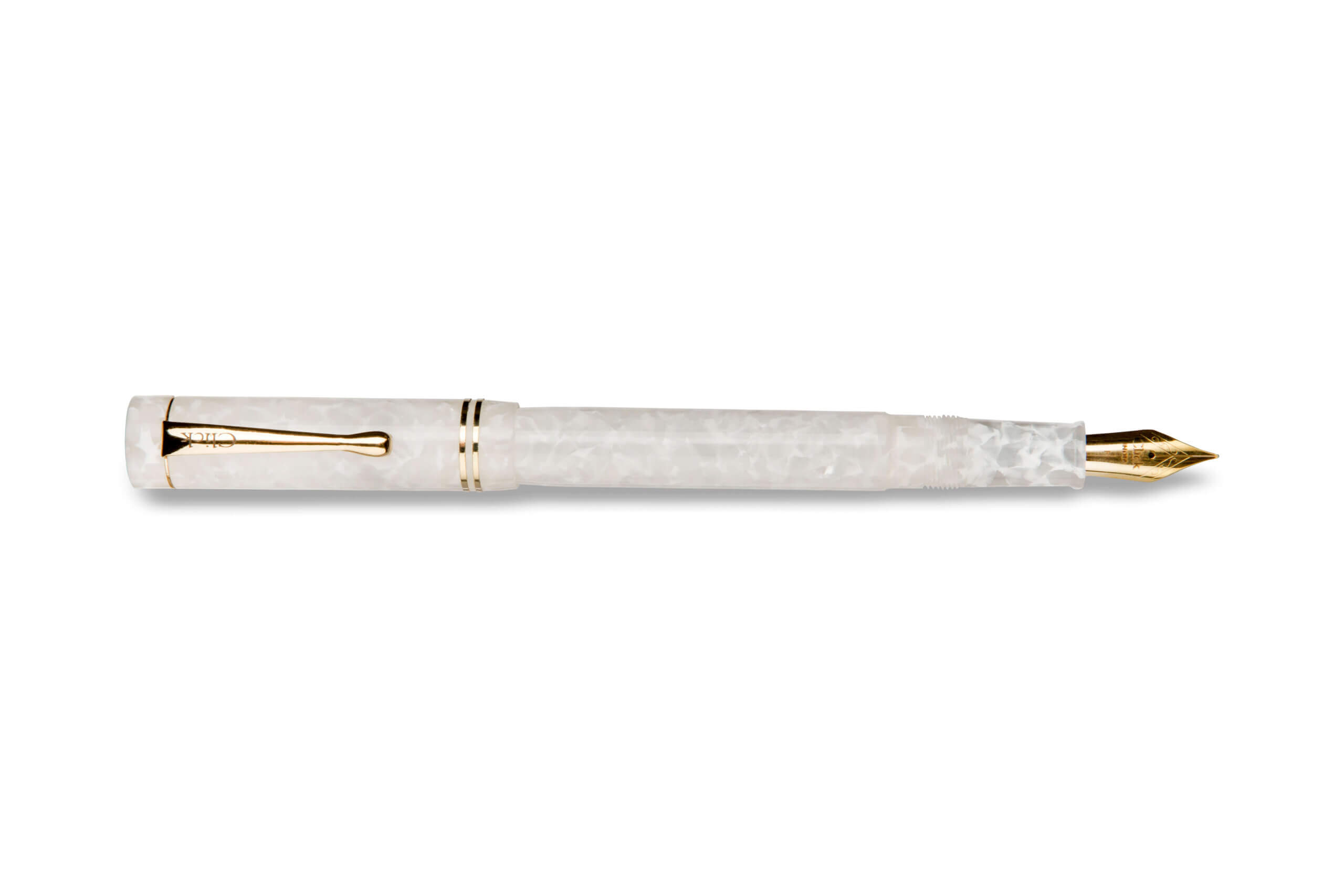 Click Renaissance Fountain Pen Polar White - CLICK Pens