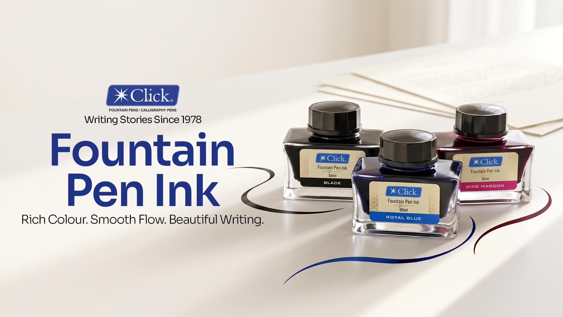 Click Century Fountain Pen Banner